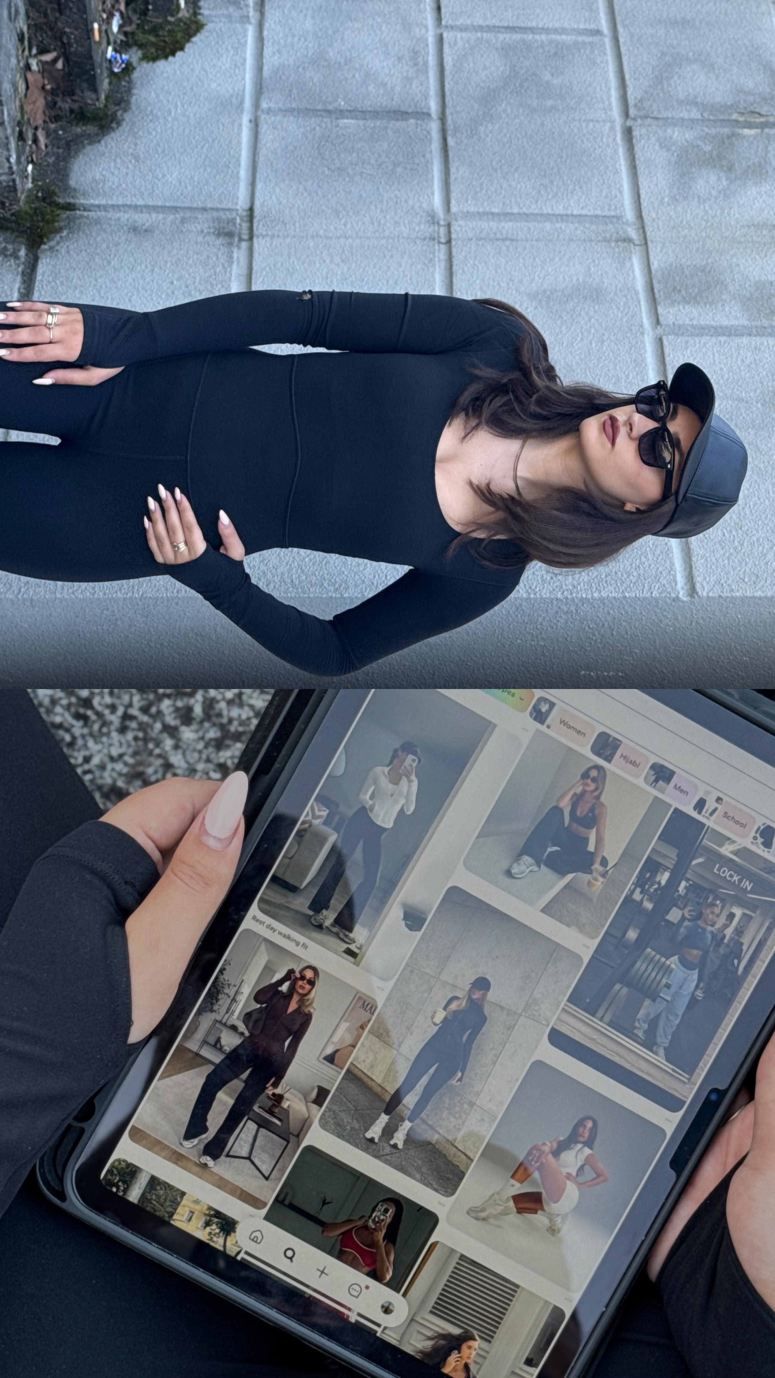 Instagram post by @barbaqadze.nini for Glowmode. Caption reads: Stay tuned for the trendiest by searching and....