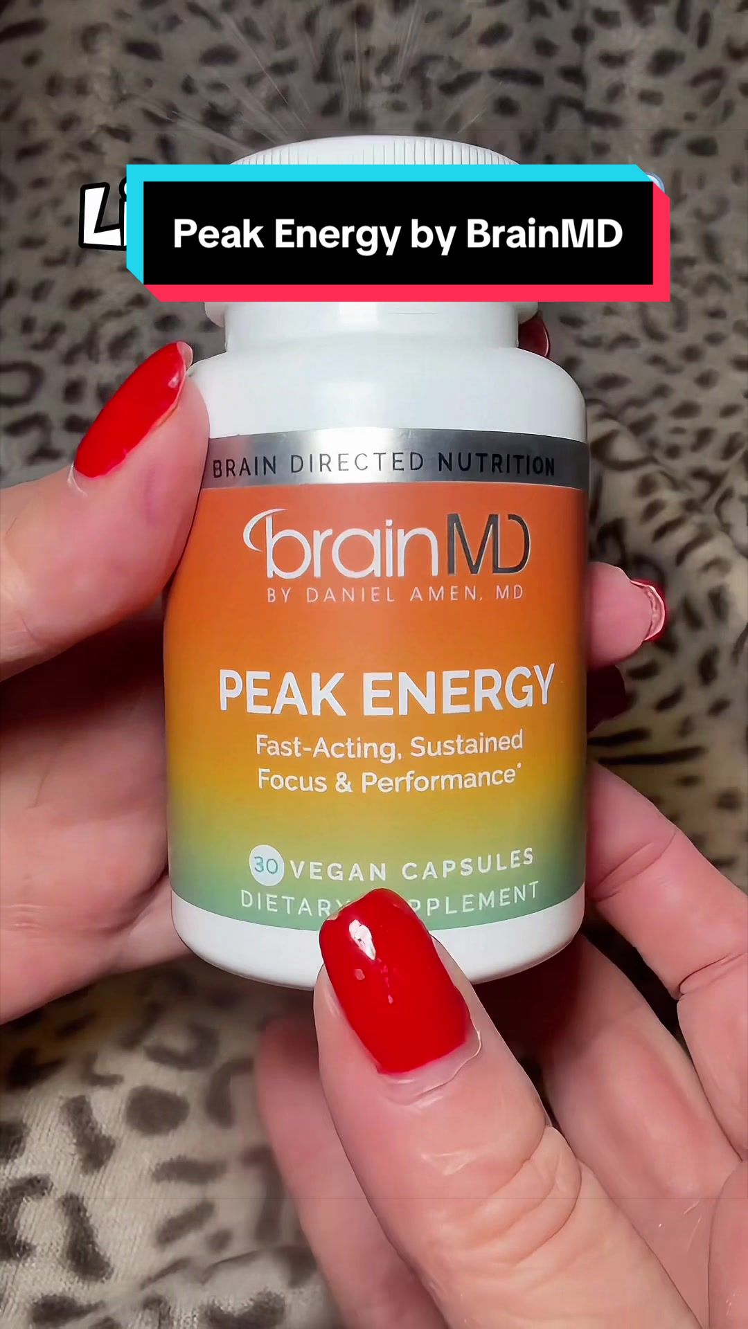 TikTok post by @missy_ward for BrainMD. Caption reads: [...] jittery energy 😵‍💫☕️ I’ve been trying....