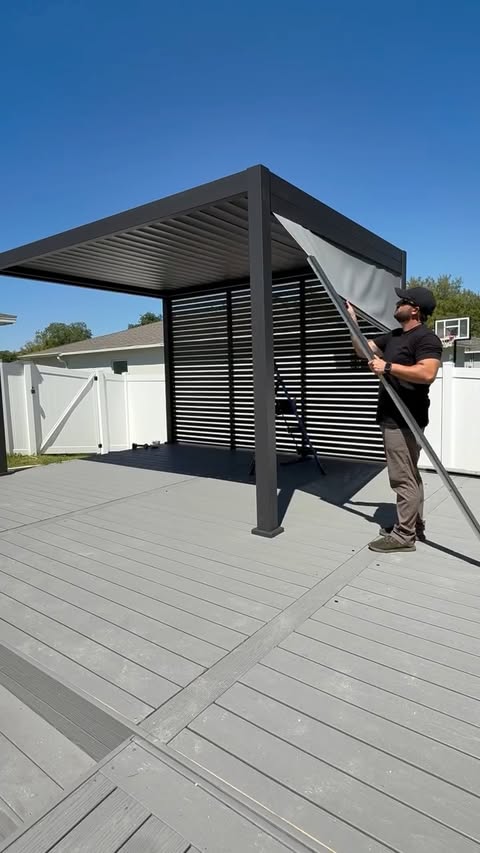 Instagram post by @homewithmike_ for Mirador Outdoor. Caption reads: [...] your outdoor space, now’s the time!....