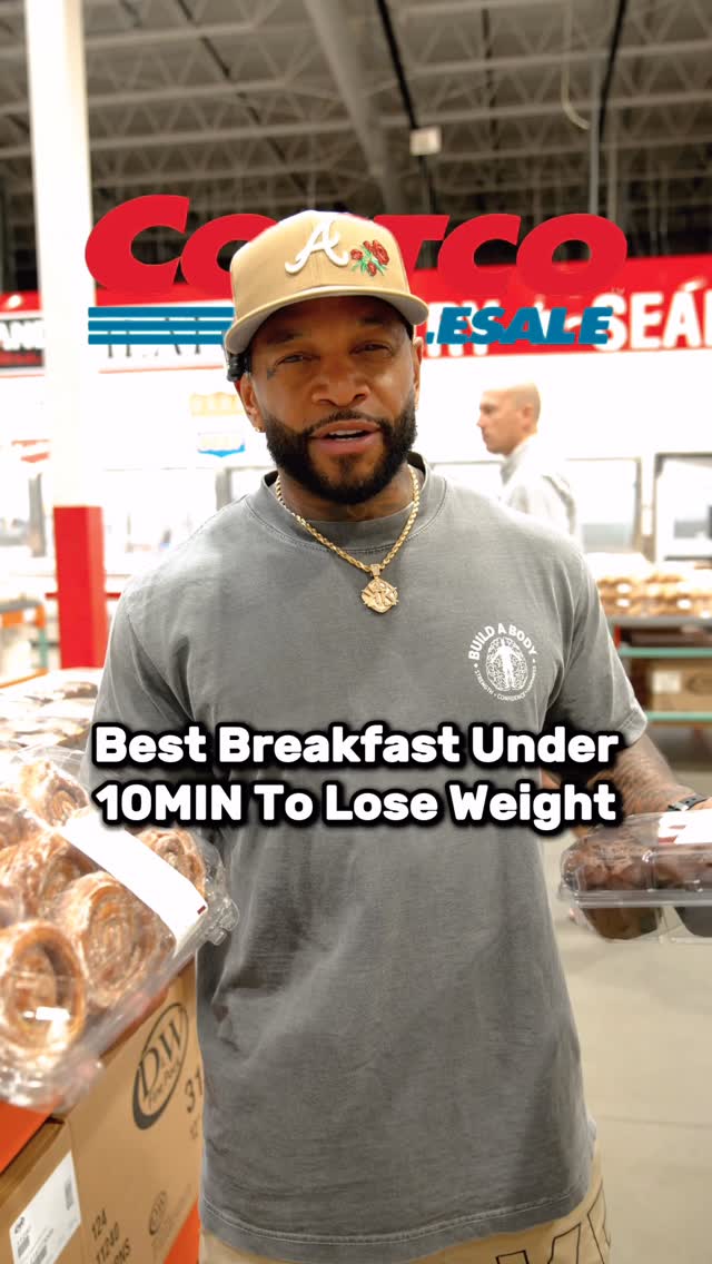 Instagram post by @iamtherealdp for Costco. Caption reads: 🚀 10-Min Costco Breakfast Hack 🚀

Fuel your....