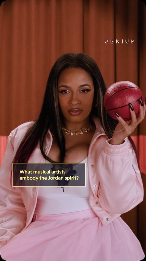 Instagram post by @miabellenyc for Genius. Caption reads: Linked up with @genius & my new expert friends to....