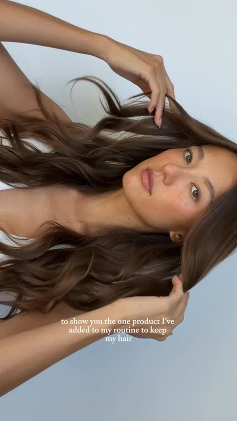 Instagram post by @summermarshall for Nexxus Haircare. Caption reads: [...] my hair through every phase of life....