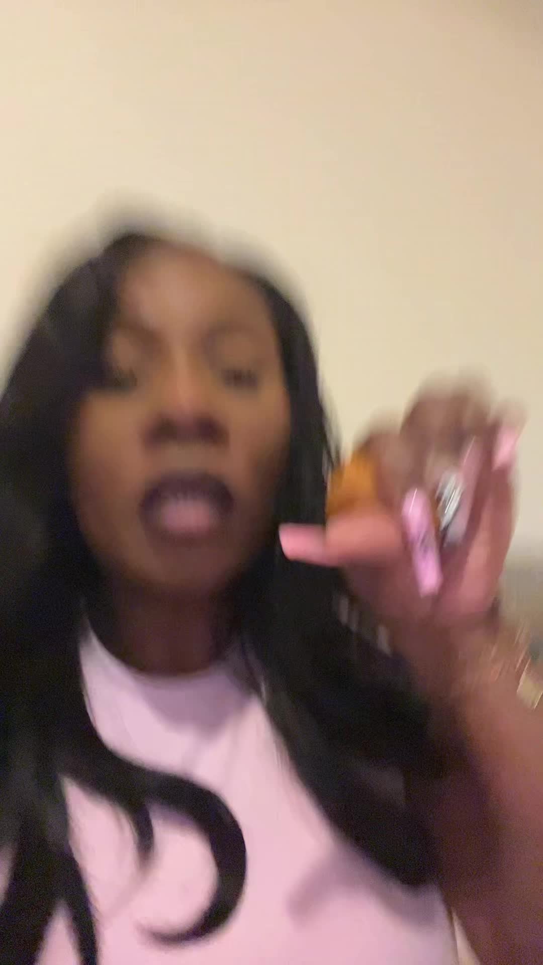 TikTok post by @logantheempress for Fenty Beauty. Caption reads: [...] coconut lip oil chef kiss @Fenty Beauty....