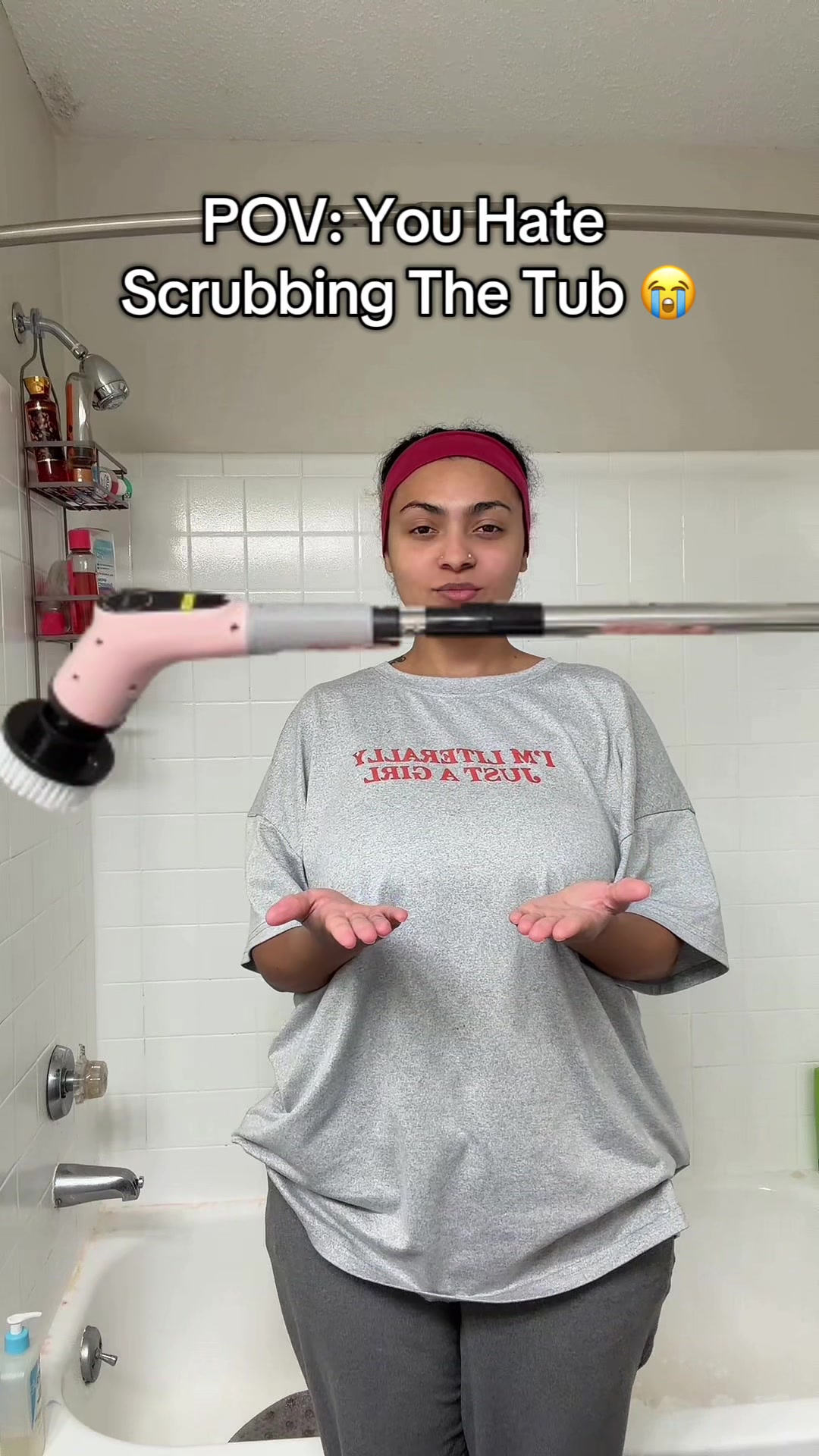 TikTok post by @mommybee_ for Dovety. Caption reads: If cleaning hurts, you need this ✨ @dovety....