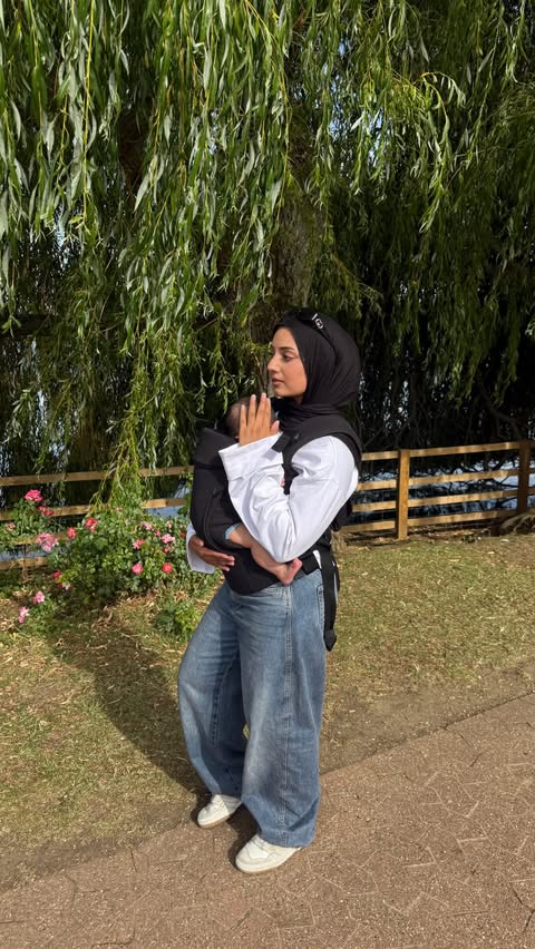 Instagram post by @nimrxhhh for Mamas & Papas. Caption reads: Days out with a baby are never easy but if you....