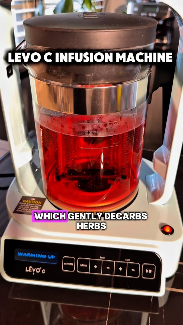 Instagram post by @theactiveherb for LĒVO. Caption reads: 🍂 Why LĒVO is the Ultimate Infusion Upgrade....