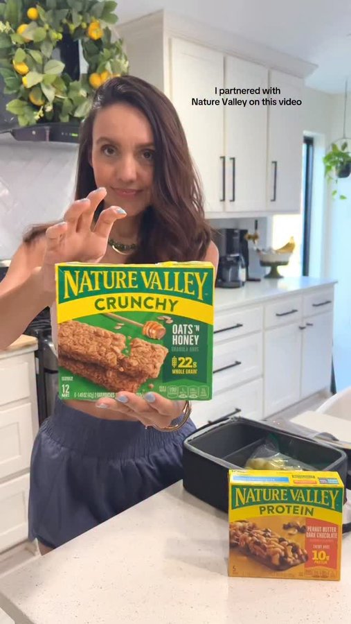 Instagram post by @mariasjsanchez for Nature Valley. Caption reads: We’re a Hispanic soccer family, and this trip is a....