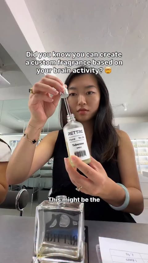 Instagram post by @bonnieszeng for Travel + Leisure. Caption reads: It makes for the perfect wedding scent. 🥰🎥....