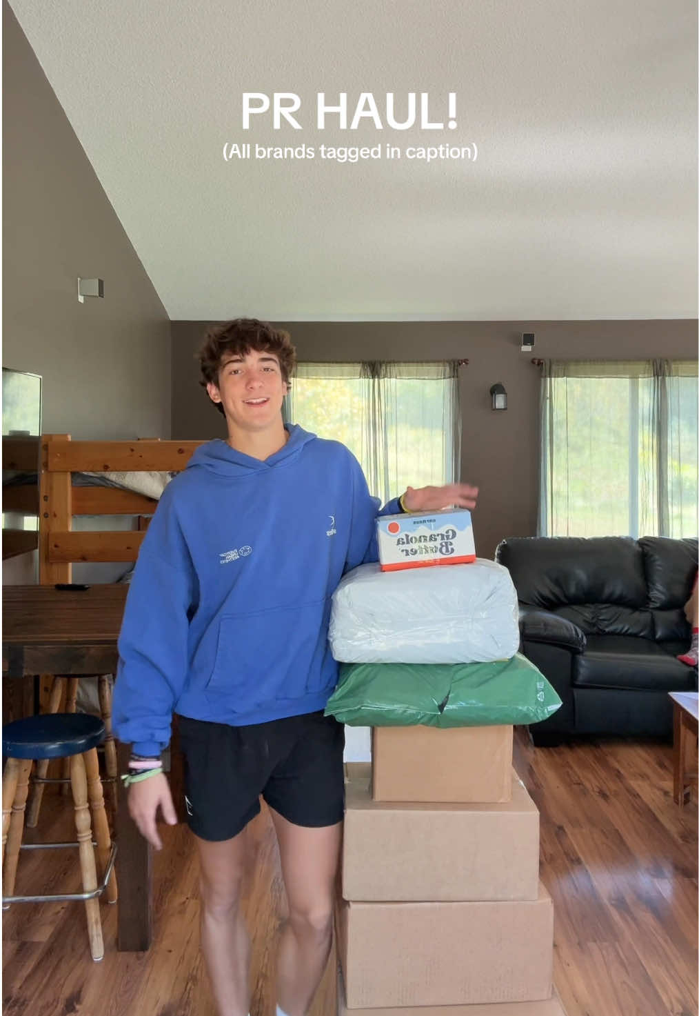 TikTok post by @thejimmyjensen for Alani Nutrition. Caption reads: Thank you so much!! @Oat Haus....