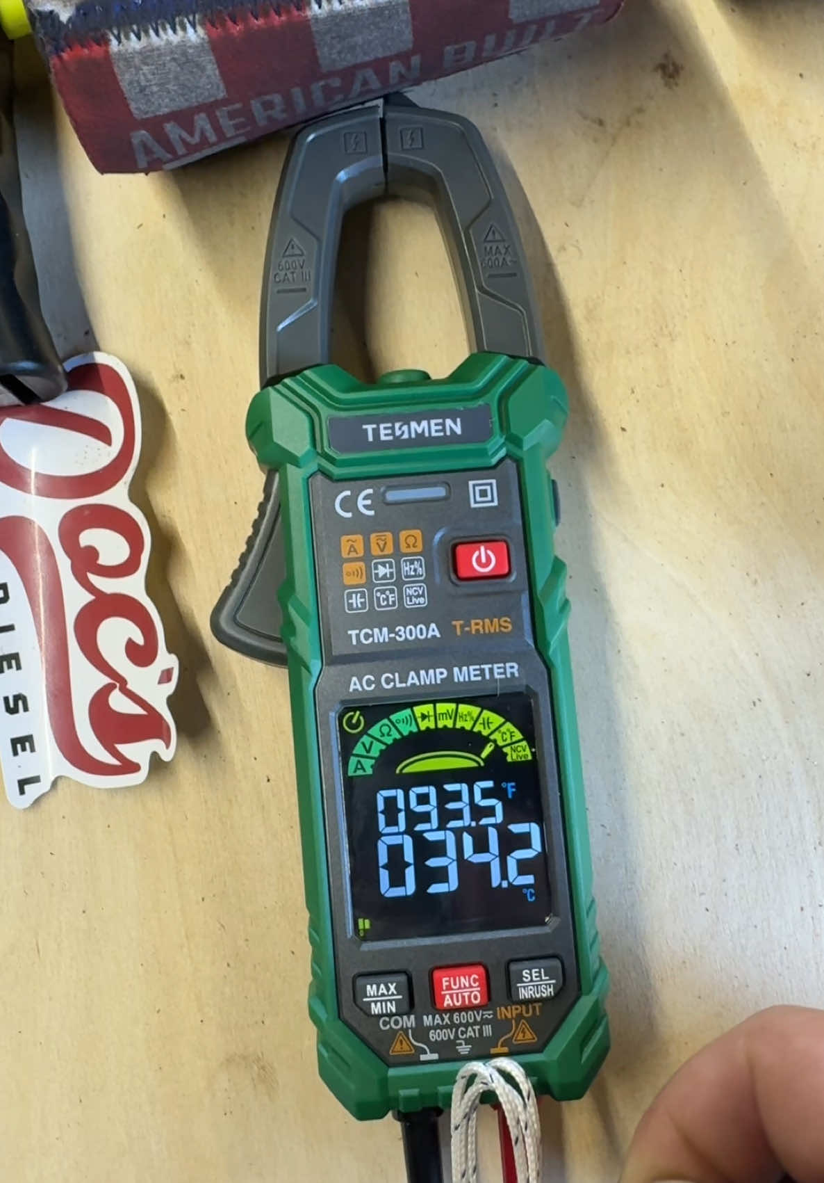 TikTok post by @elicovington3 for TESMEN. Caption reads: @TESMEN sent me another cool tool that idk how....