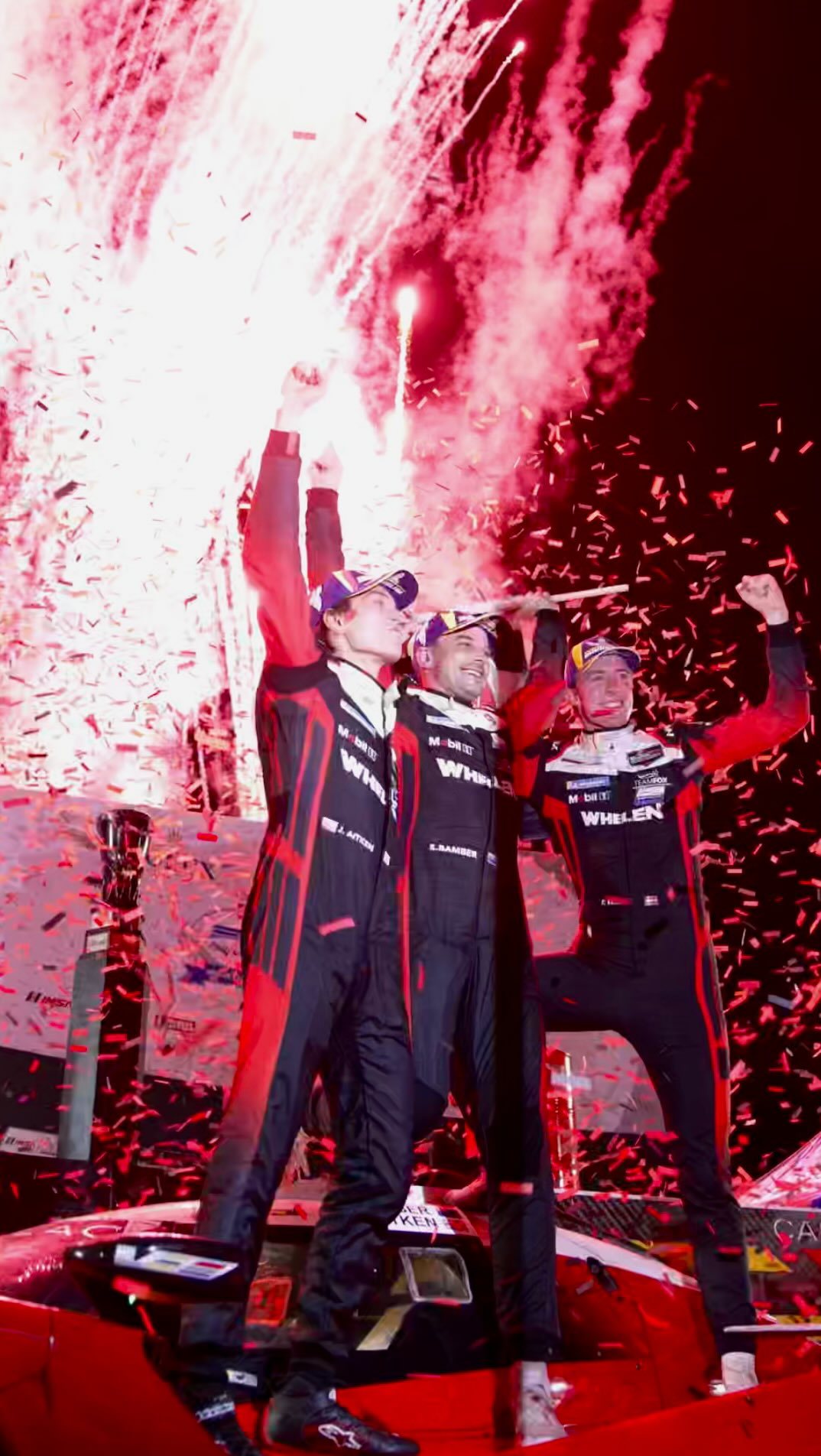 Instagram post by @imsa_racing for Motul. Caption reads: The 28th Annual Motul Petit Le Mans and finale of....