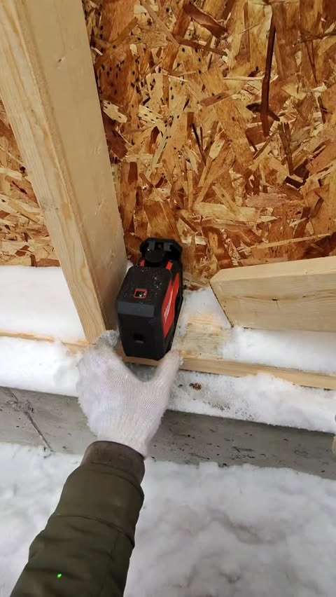 Instagram post by @canadiancarpenter for Milwaukee Tool. Caption reads: Dot lasers at far superior to levels. I said what....
