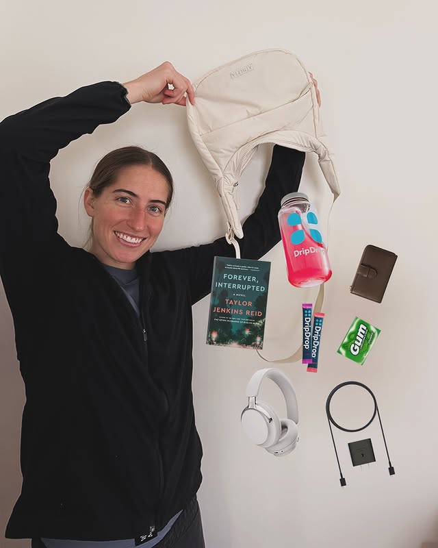 Instagram post by @katemartin for DripDrop. Caption reads: [...] nights or off-season adventures -....