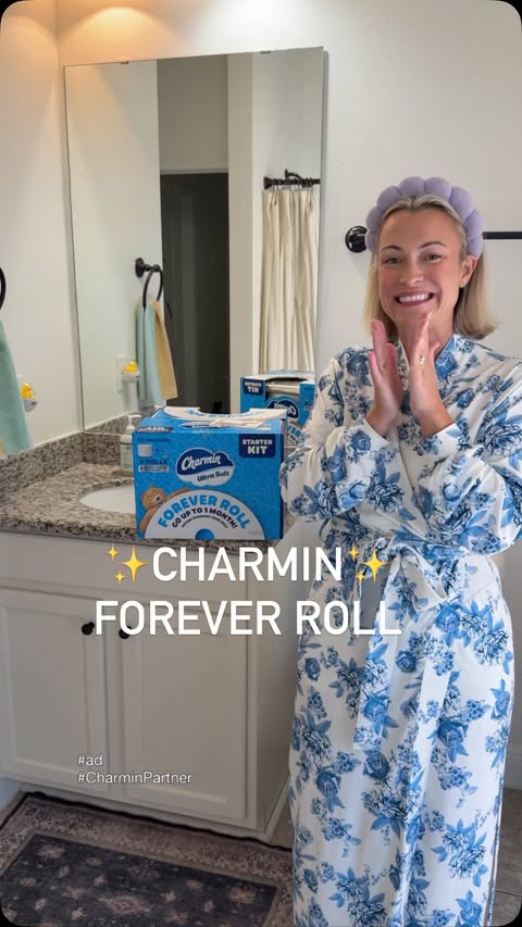 Instagram post by @thecleaningchannel for Charmin. Caption reads: #AD #CharminPartner Charmin is changing the game....
