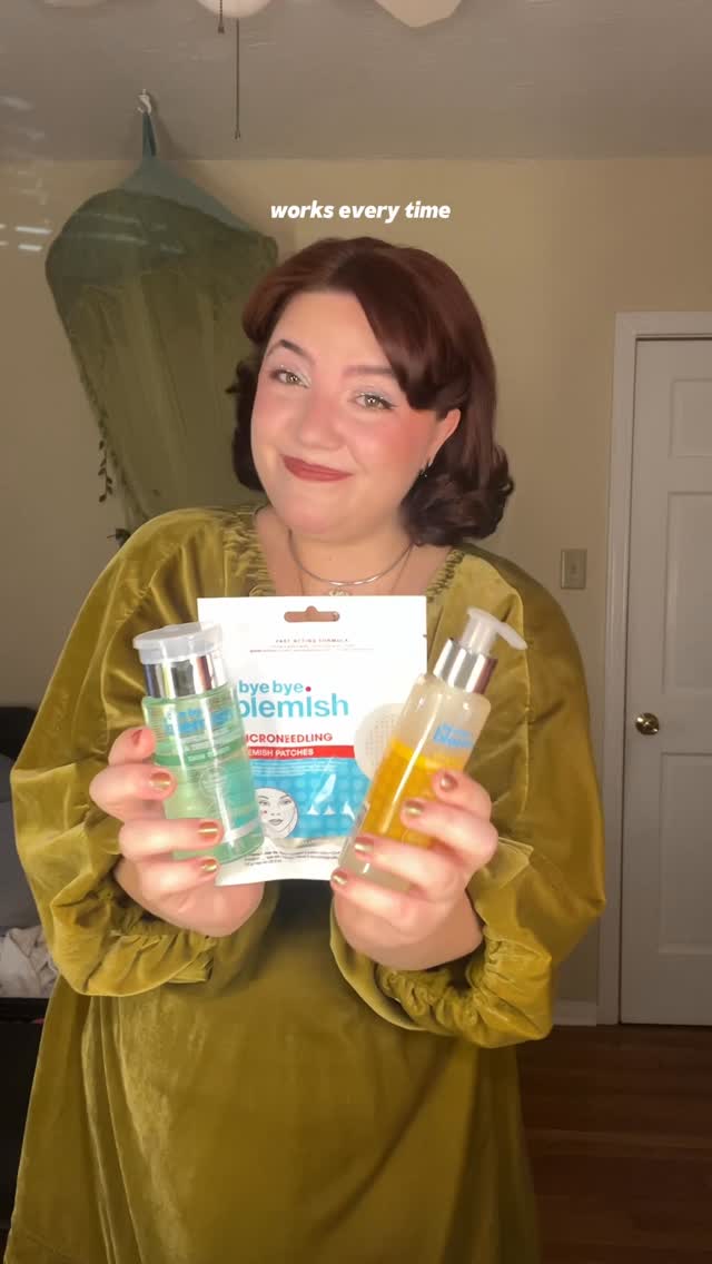 Instagram post by @alyssafunnyofficial for Bye Bye Blemish. Caption reads: [...] asking my crush out with the help of....