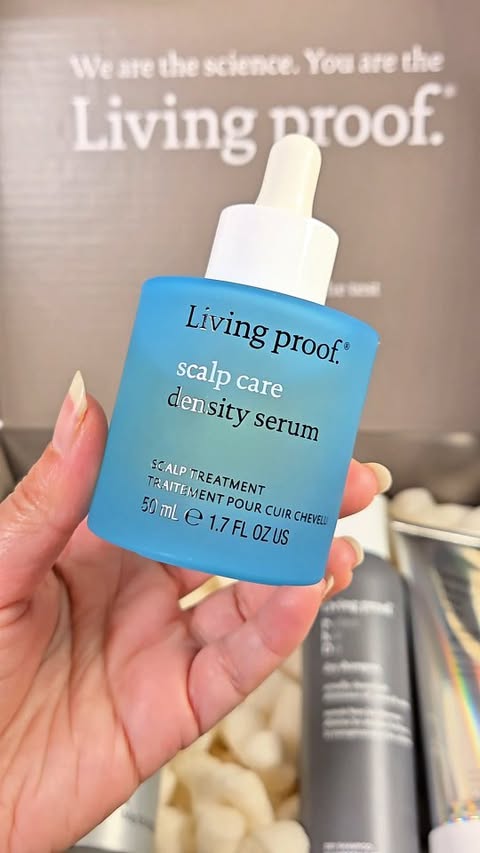 Instagram post by @mrudulachandekar for Living Proof. Caption reads: ✨️ Discover the secret to gorgeous hair! Get ready....