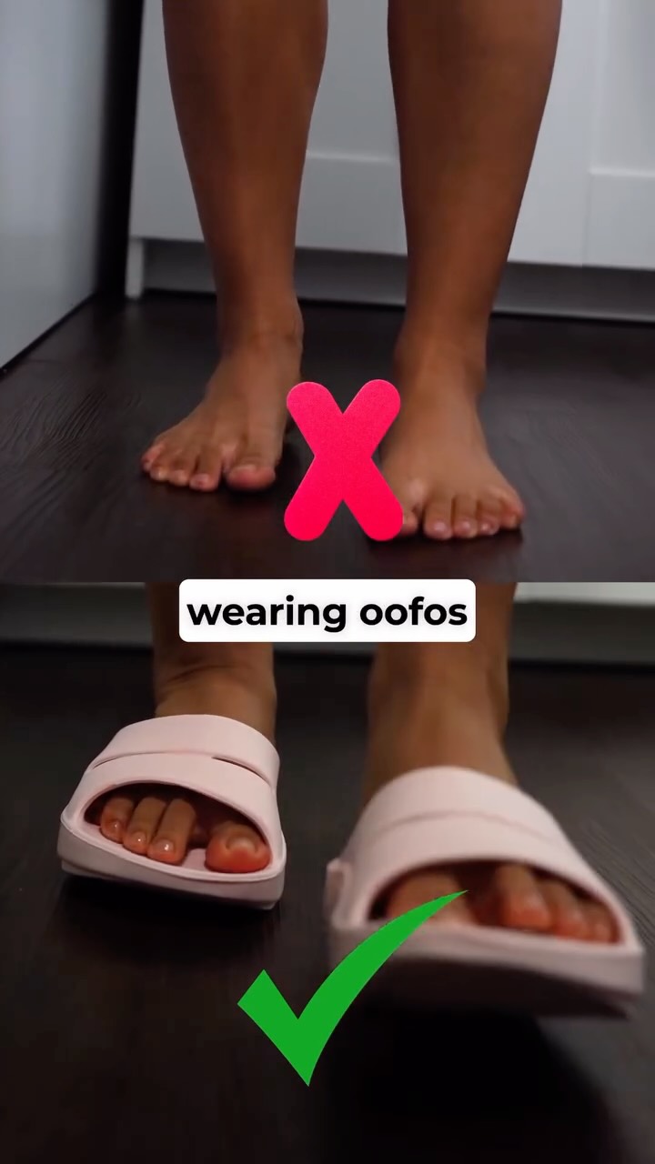 Instagram post by @paulthepodiatrist for OOFOS. Caption reads: Recommending @oofos has been one of the simplest....