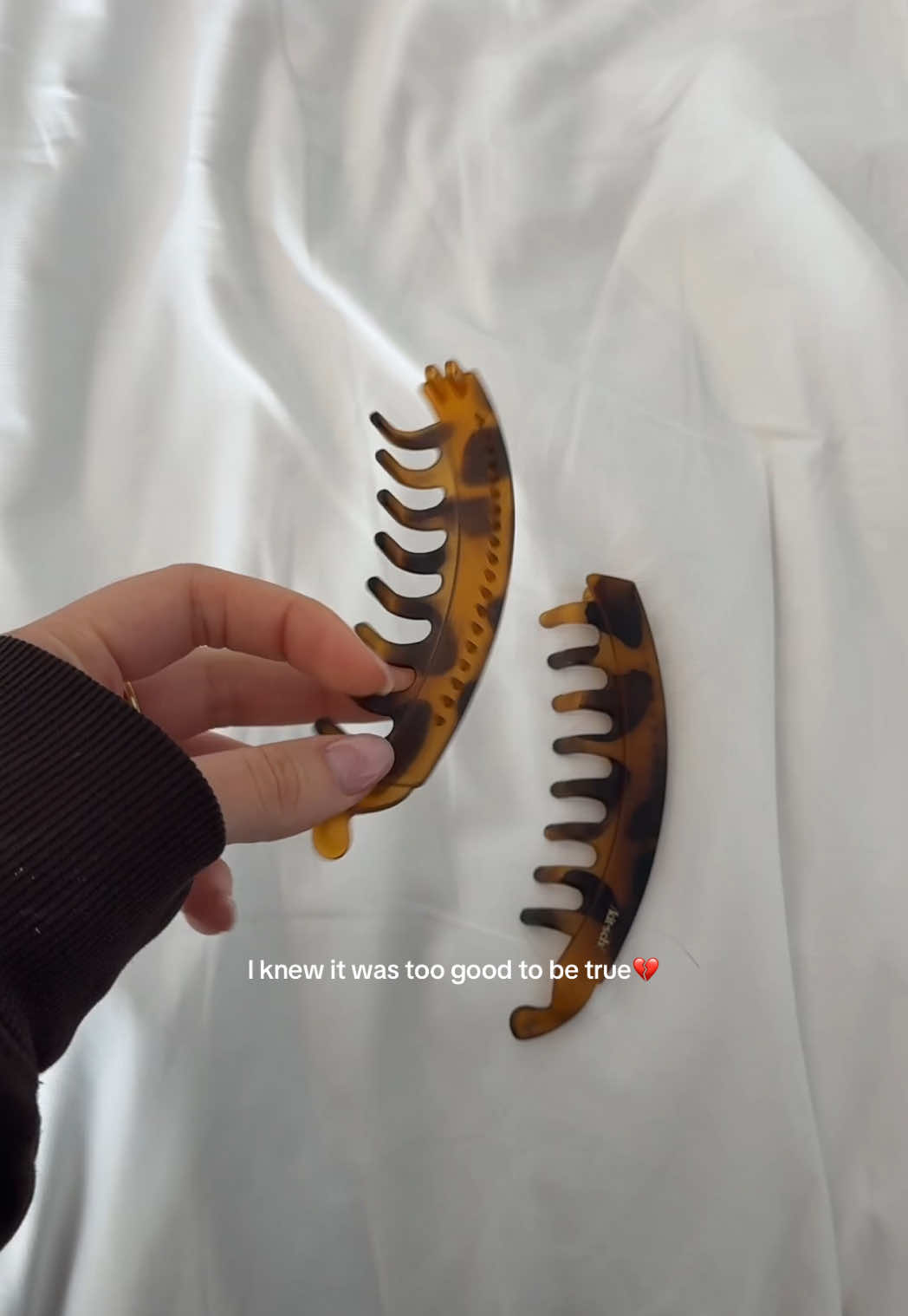 TikTok post by @thatgirlwiththecurlyhair for Kitsch. Caption reads: Lasted maybe one week😭 @Kitsch LLC .