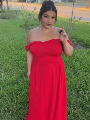 TikTok post by @sabrinas_palace for OQQ. Caption reads: Must have dress from @O QQ #maxidress #dresses....