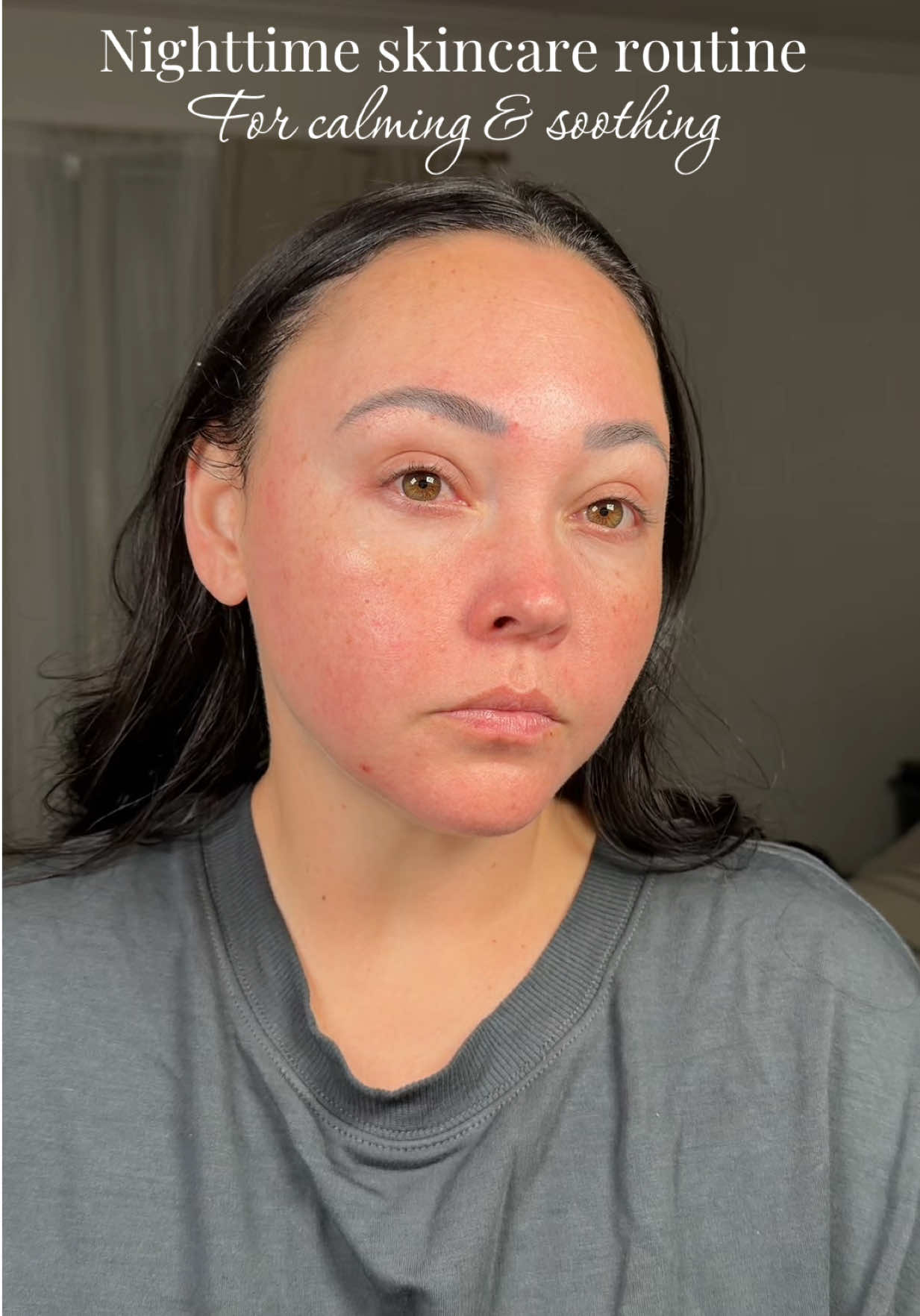 TikTok post by @dailyglowwithdes for First Aid Beauty. Caption reads: [...] @KraveBeauty @AveneUSA @First Aid Beauty....