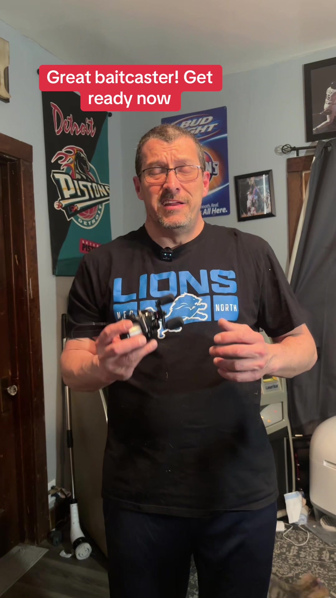 TikTok post by @joshfrisbie763 for KastKing. Caption reads: I absolutely love Kast kings! @KastKingUSA....