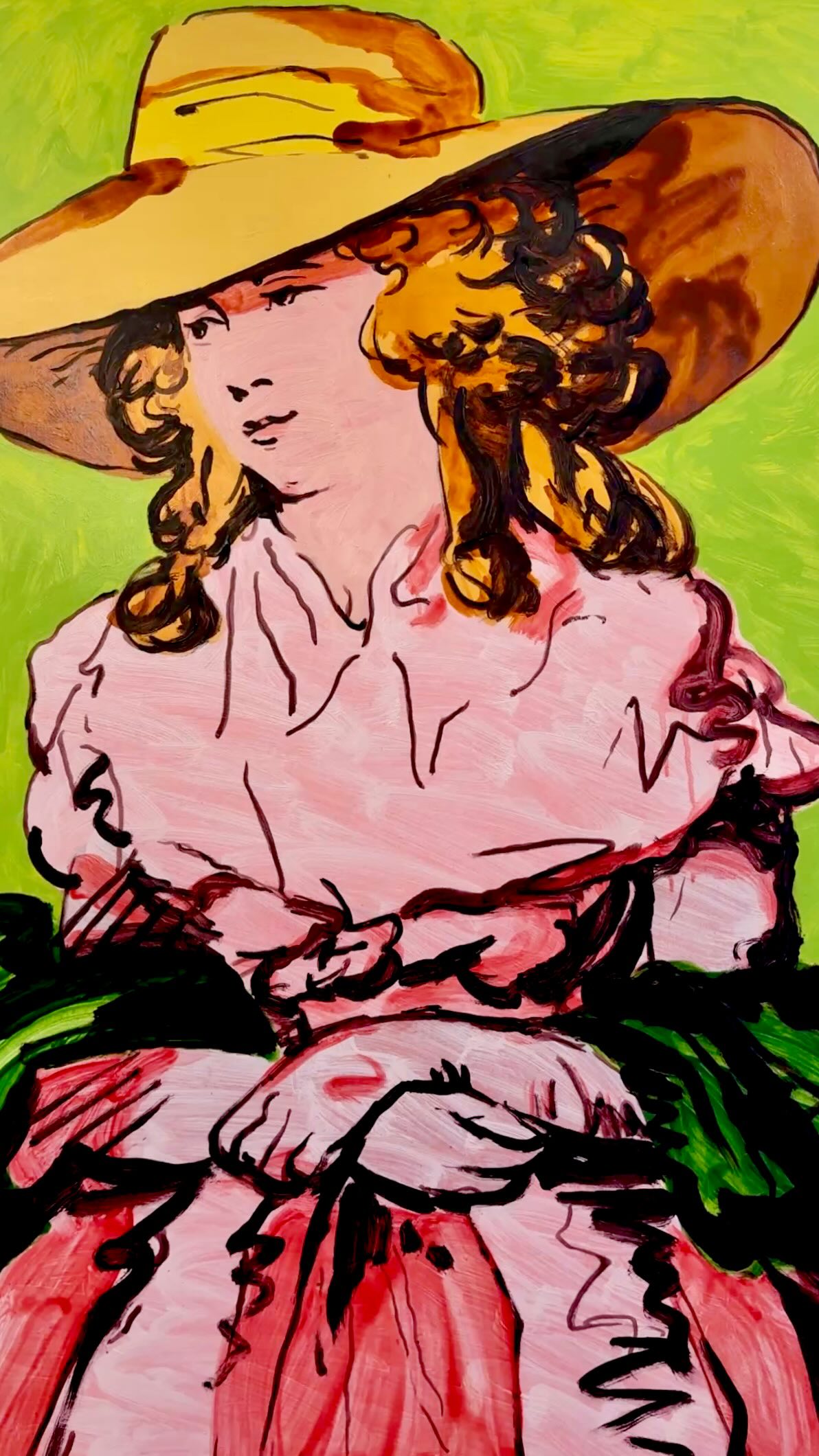 Instagram post by @gorgeserventi for Liberty London. Caption reads: Seventy Five in Residence: Charlie....