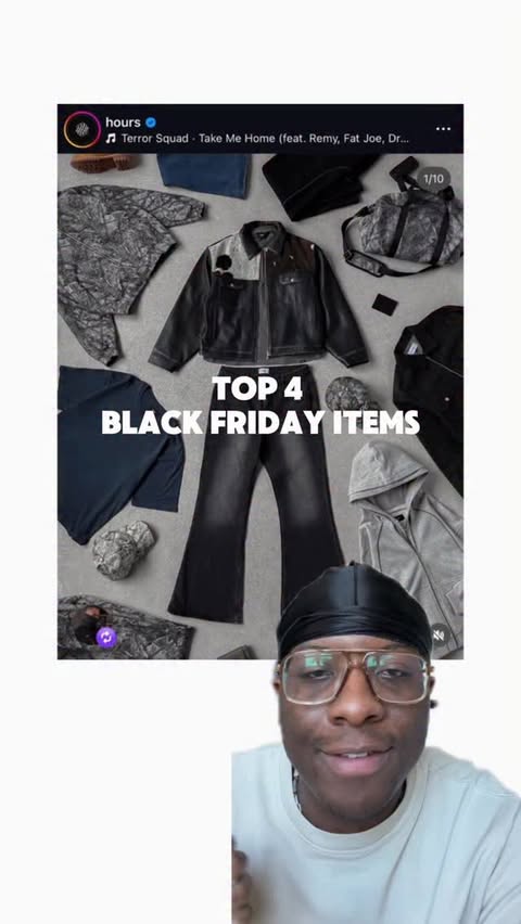 Instagram post by @jonthrifts for Hours. Caption reads: 🚨DON’T MISS IT - @hours Black Friday Sale

Up to....