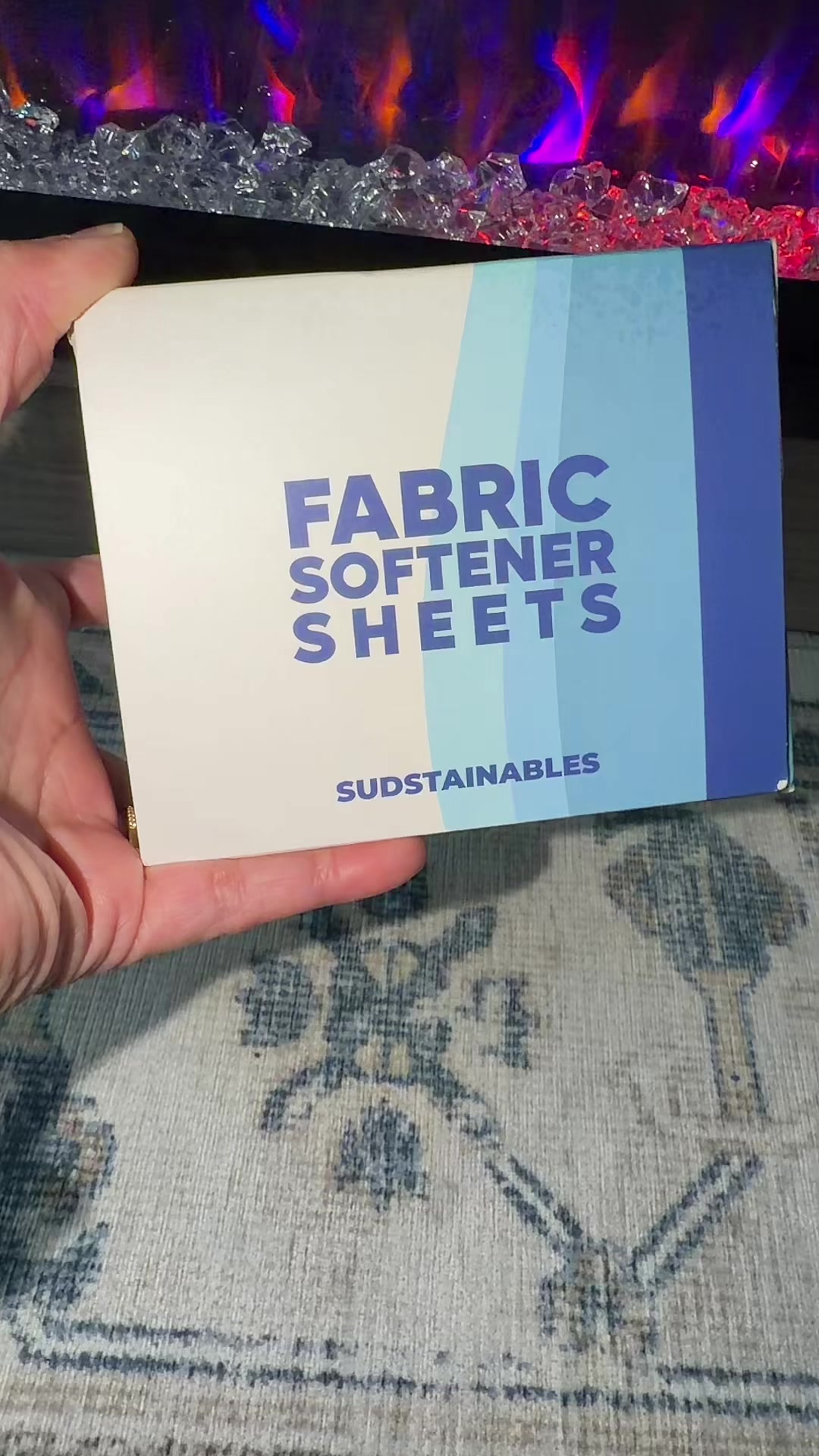 TikTok post by @bhattabist2069 for Sudstainables. Caption reads: [...] #newyearpicks #fabricsoftener #sudstainables....
