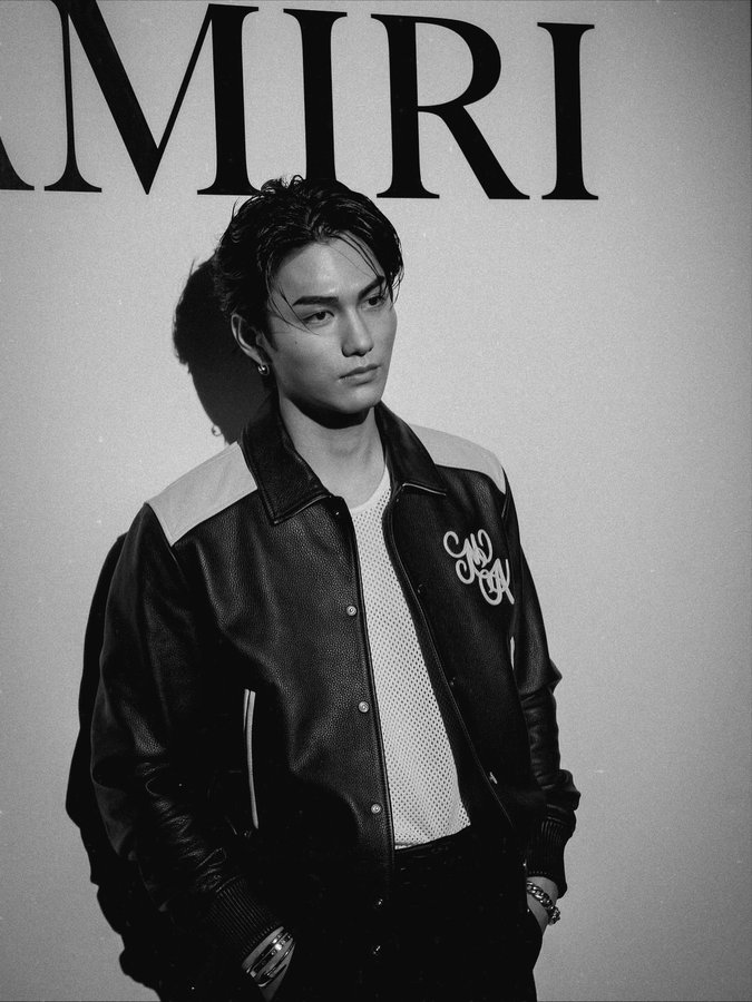 Instagram post by @shuzo___3120 for AMIRI. Caption reads: AMIRI's 3rd anniversary in [...].