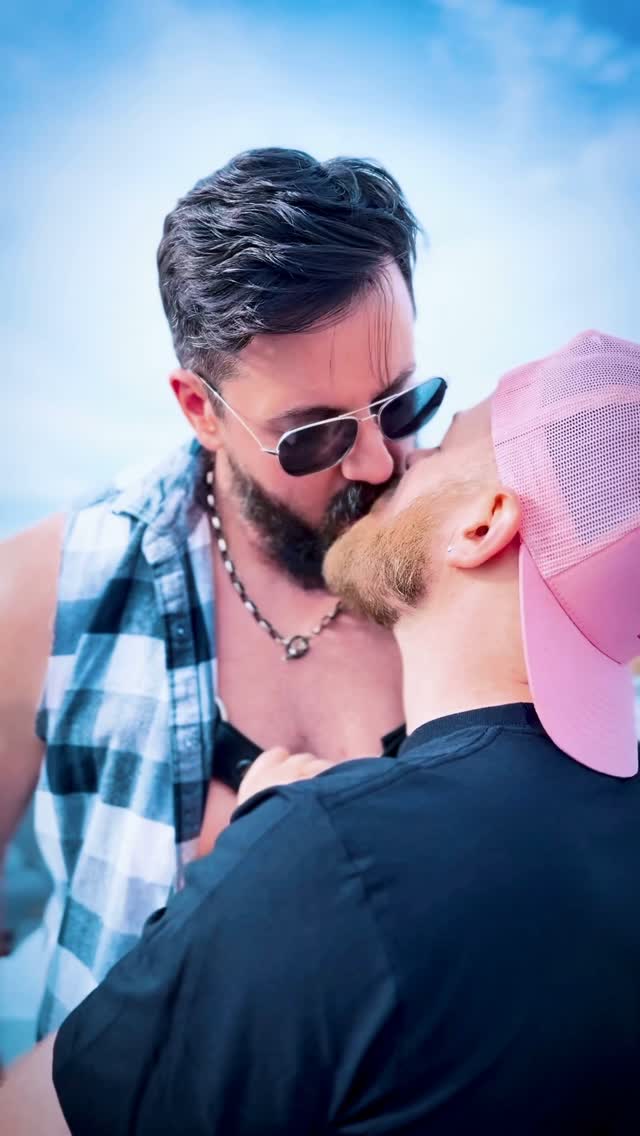 Instagram post by @bryanthemusclegeek for SCRUFF. Caption reads: [...] my kinda guy... Get it all online with....