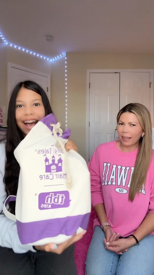 Instagram post by @laflocaandmimi for Fairy Tales Hair Care. Caption reads: [...] to toe! 

Thank you @tbh.kids....