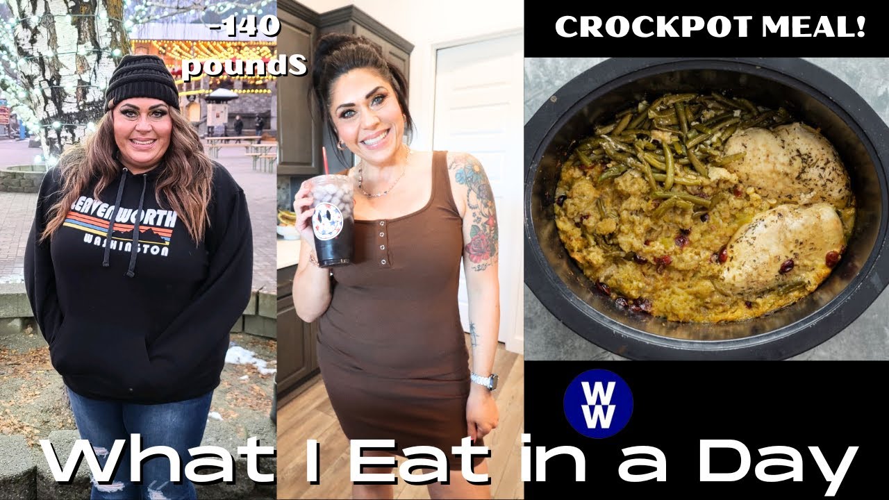 YouTube post by @jennclayton for BUILT Bar. Caption reads: WHAT I EAT IN A DAY ON WW TO LOSE 140 POUNDS -....