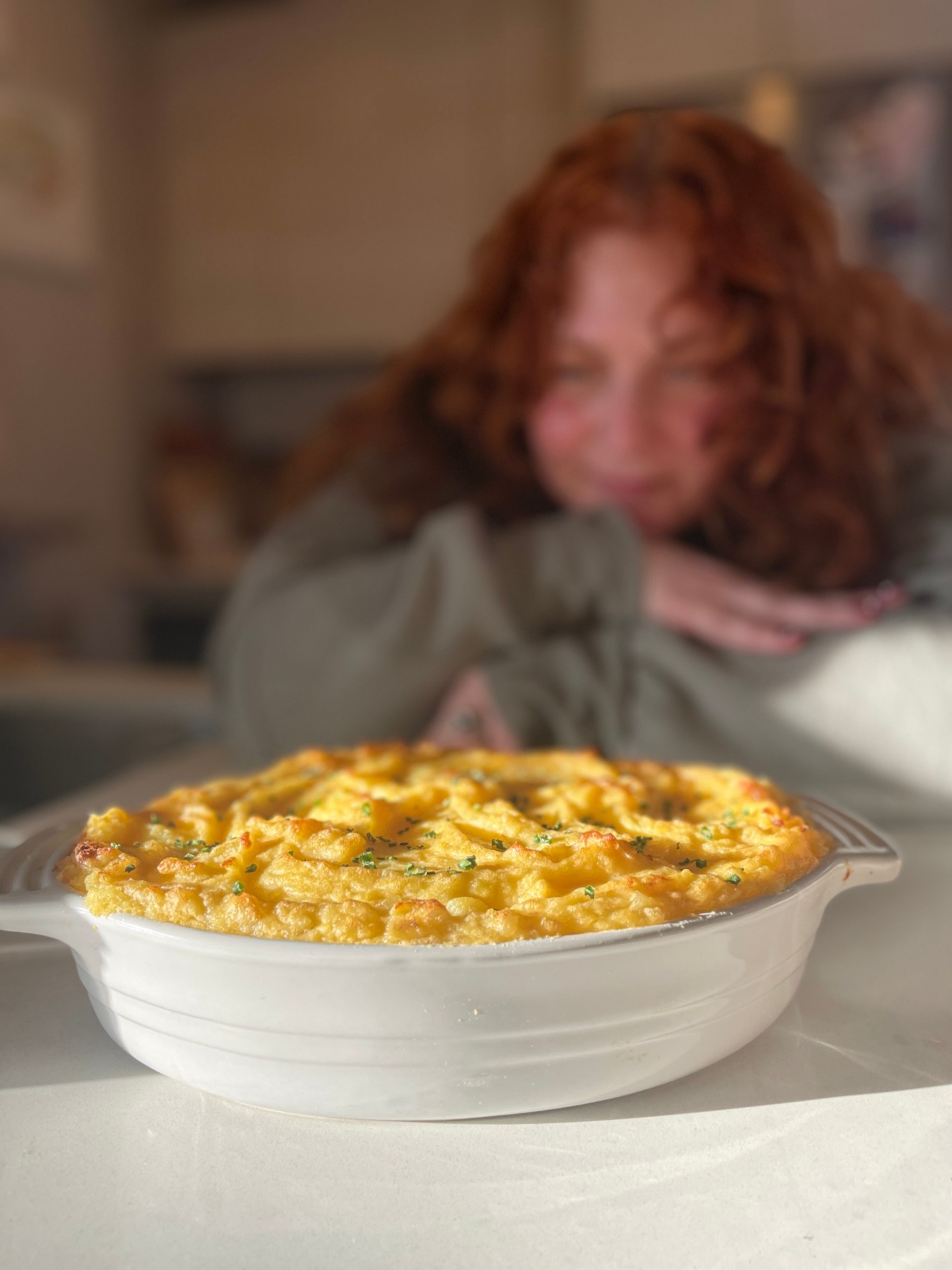 Instagram post by @byrachelp for The Kitchn. Caption reads: Q: How do I survive hosting Thanksgiving? 
A: SO....