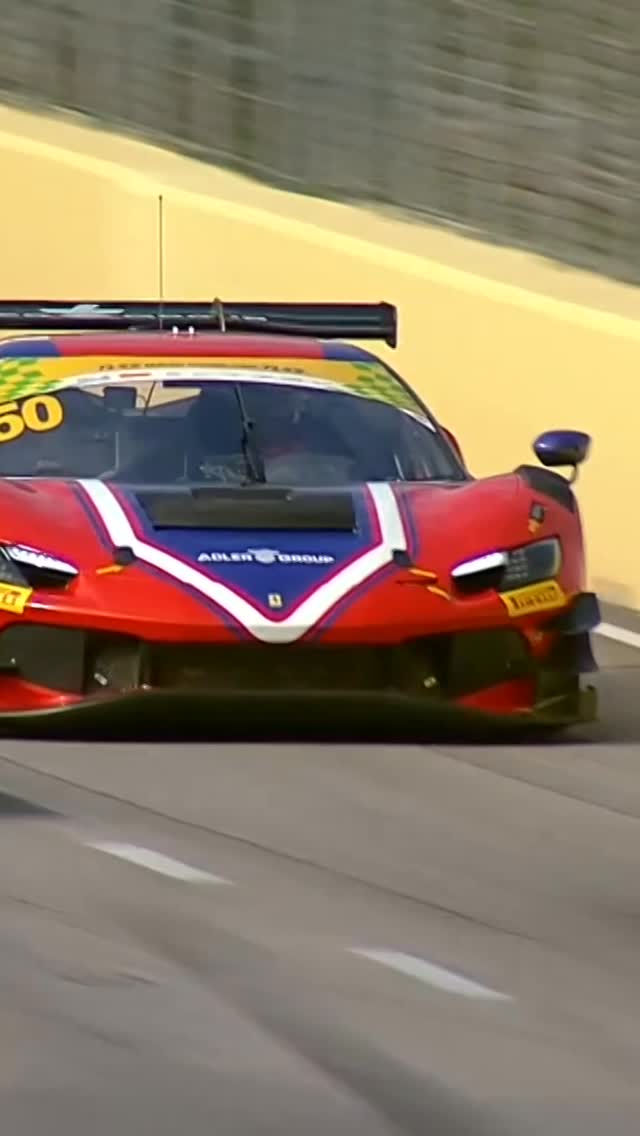 Instagram post by @fia.official for Ferrari. Caption reads: Antonio Fuoco takes victory in Saturday’s....