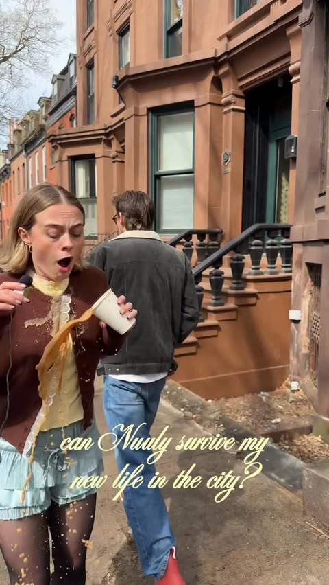 Instagram post by @oldmanjenkkins for Nuuly. Caption reads: [...] and turns… and lucky for this girl, Nuuly....