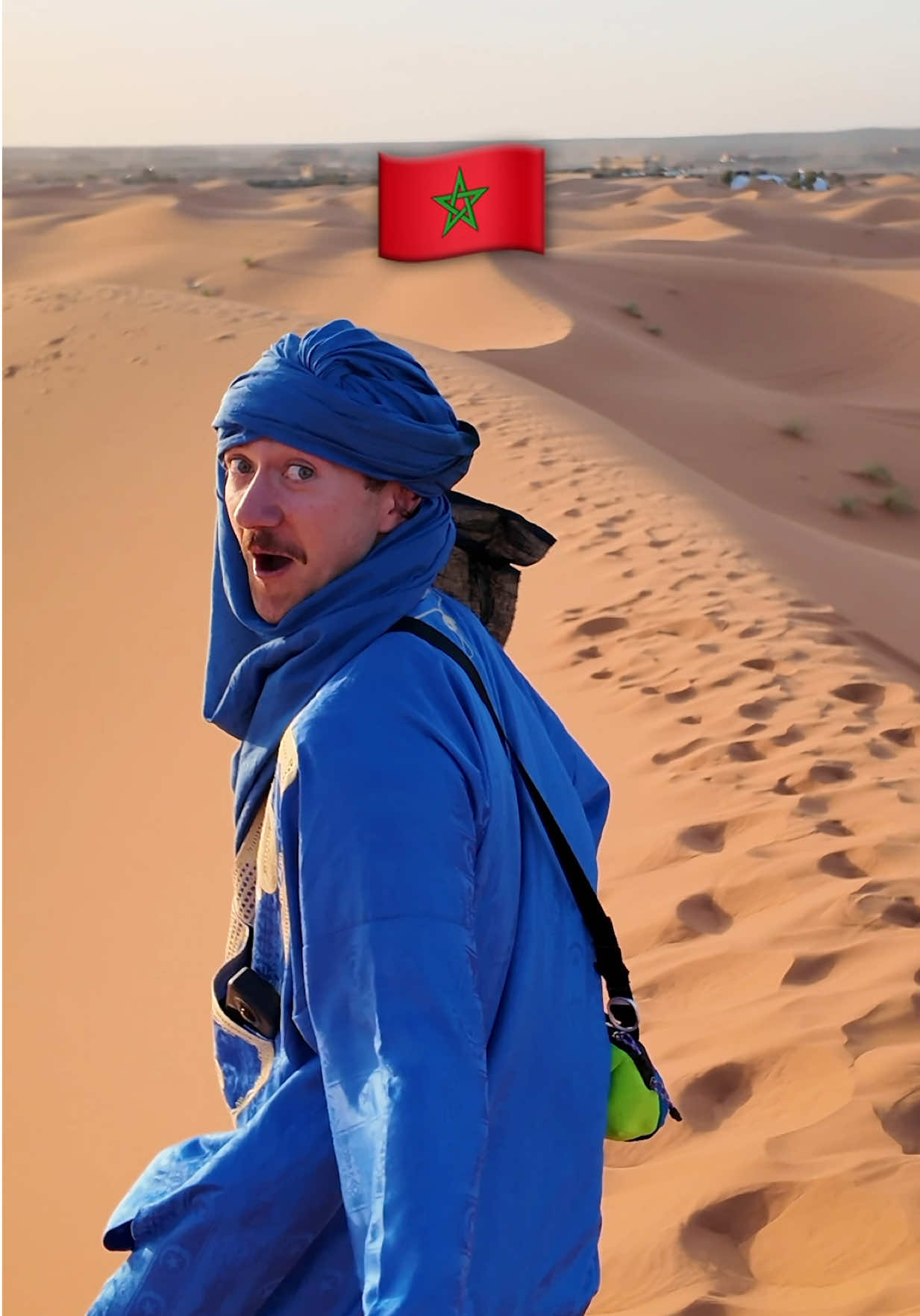 TikTok post by @nathanlust for Contiki. Caption reads: MOROCCO IN ONE MINUTE 🇲🇦 @Contiki #morocco....