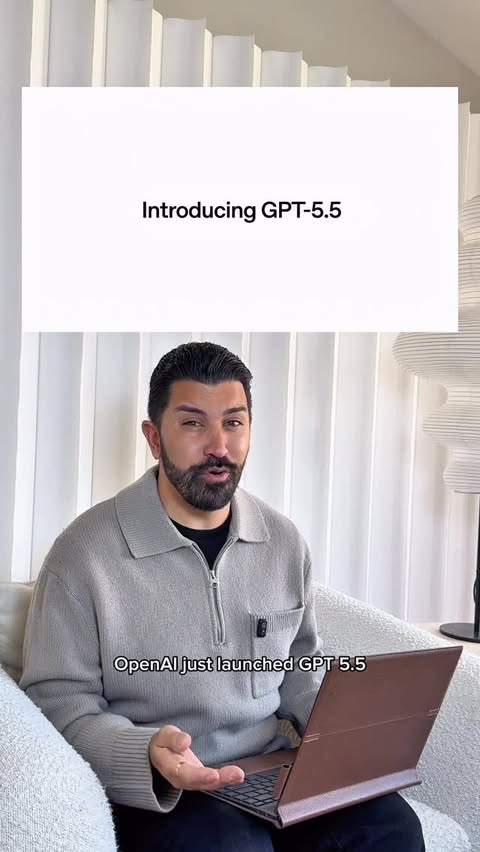 Instagram post by @followmario for OpenAI. Caption reads: @openaidevs just launched GPT 5.5 and I think....