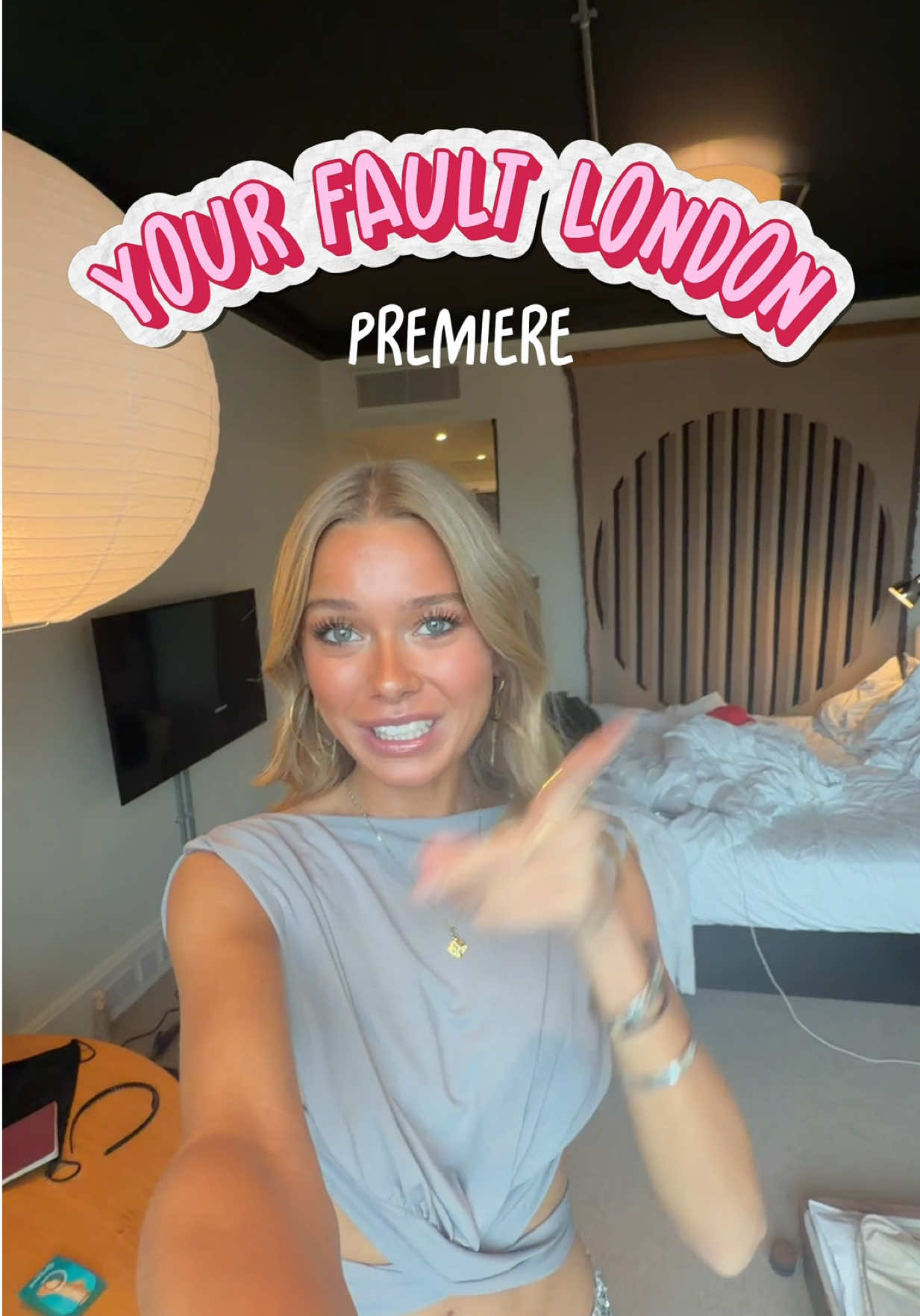 TikTok post by @peddey for Amazon Prime Video Danmark. Caption reads: Inviteret / reklame @Amazon Prime Video Danmark 🩵....