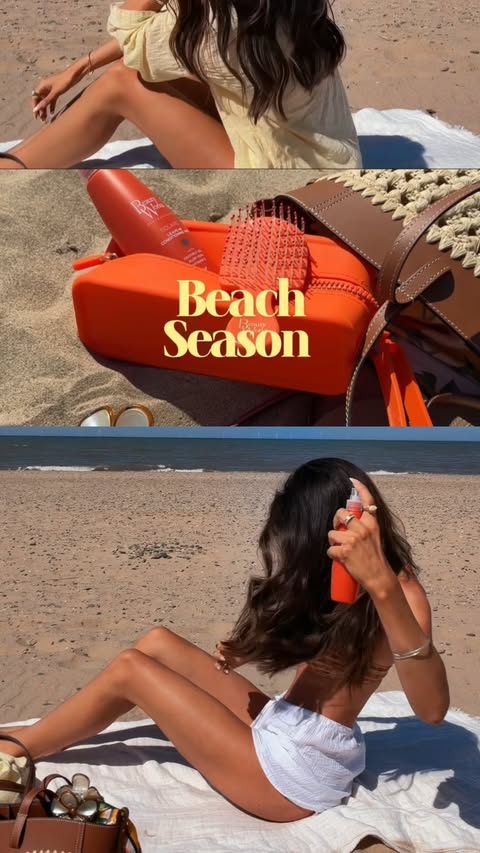 Instagram post by @olivialaura_ for Beauty Works Hair Extensions. Caption reads: It’s no secret I love a good holiday (and sunshine....