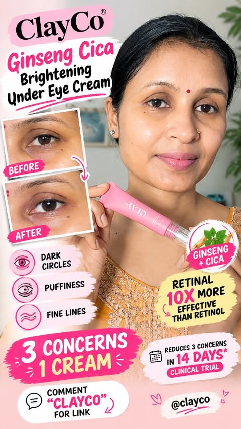 Instagram post by @creativepooja24 for ClayCo.. Caption reads: [...] 👀 I’ve been consistently using the ClayCo....