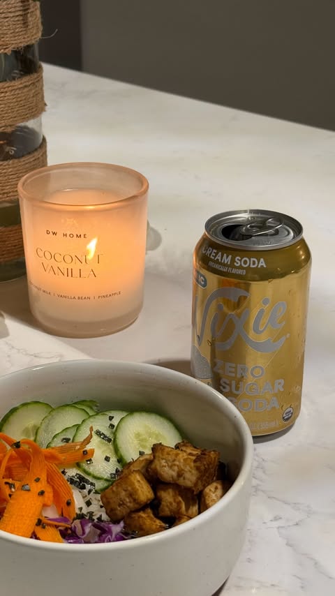 Instagram post by @livinwithiz for Drink Nixie. Caption reads: [...] in — dinner, dancing and a can of....