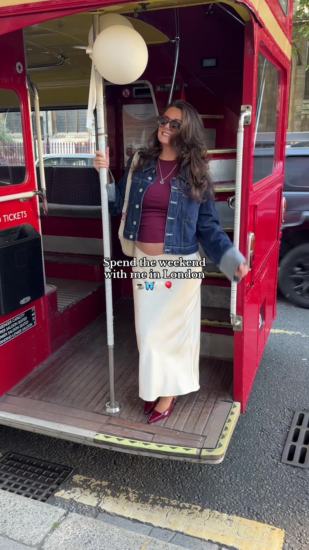 TikTok post by @georgiabeecroft for Kapten Son. Caption reads: Spend the weekend in London with me, with @Kapten....