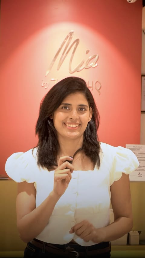 Instagram post by @finglory for Mia by Tanishq. Caption reads: [...] That’s exactly what I explored with....