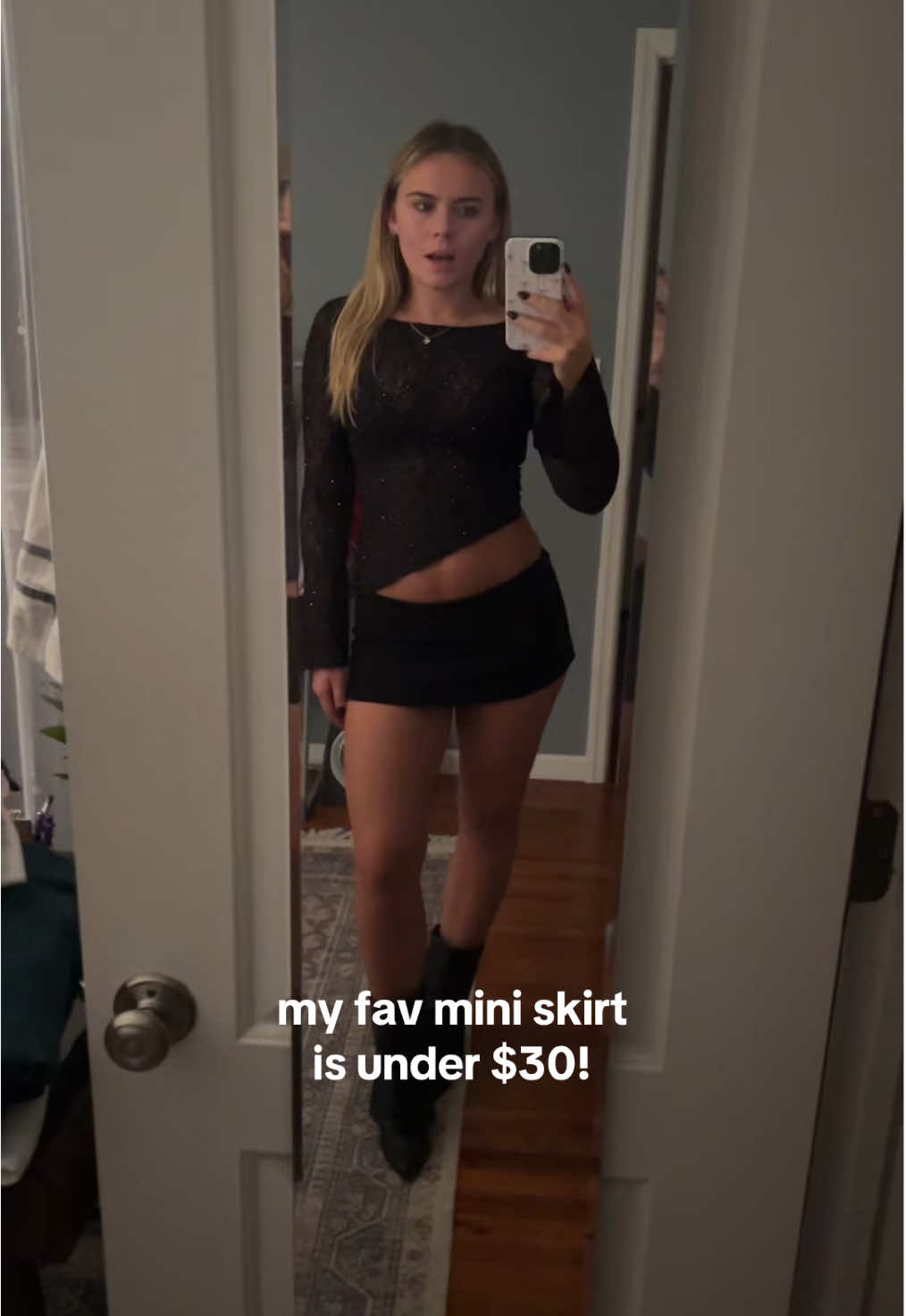 TikTok post by @sophie.25 for AnotherChill. Caption reads: size small for reference @AnotherChill #fyp....