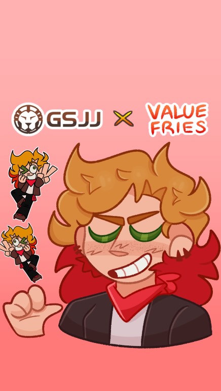 Instagram post by @value.fries for GS-JJ.com. Caption reads: GSJJ X VALUEFRIES REAL??? - I’m thrilled to share....
