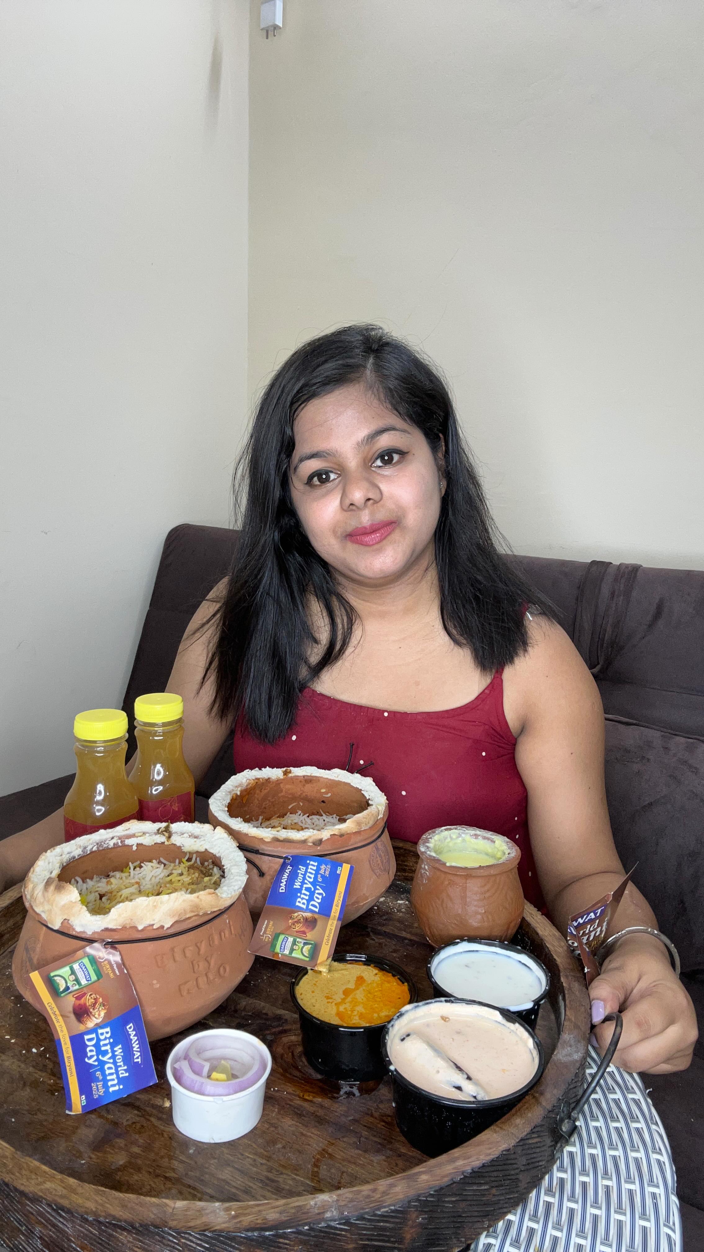 Instagram post by @dear_maach for Biryani By Kilo. Caption reads: [...] July with your favorite Biryani from....