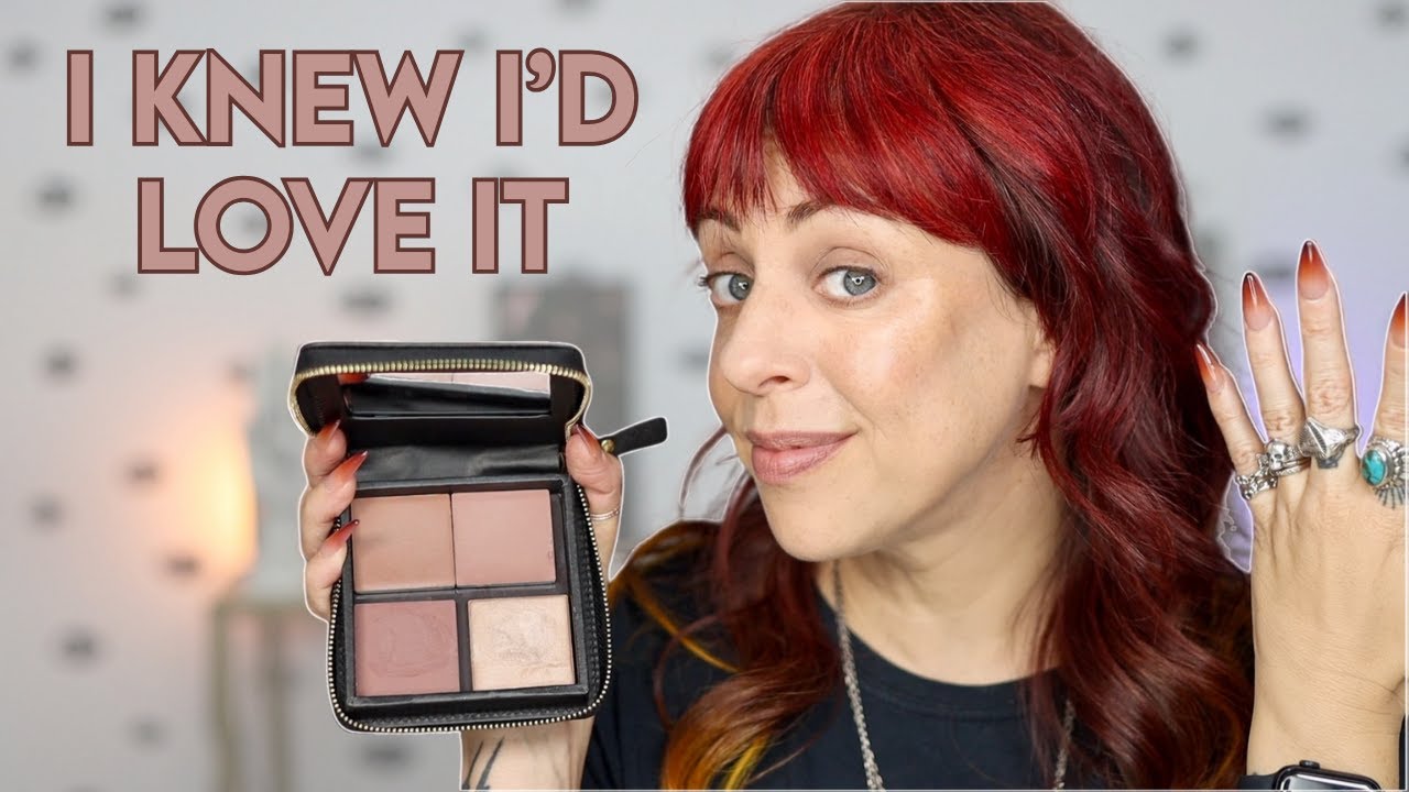 YouTube post by @GlitterFallout for Mercari. Caption reads: New DREAM makeup? 😍 Salt New York x Hannah Louise....