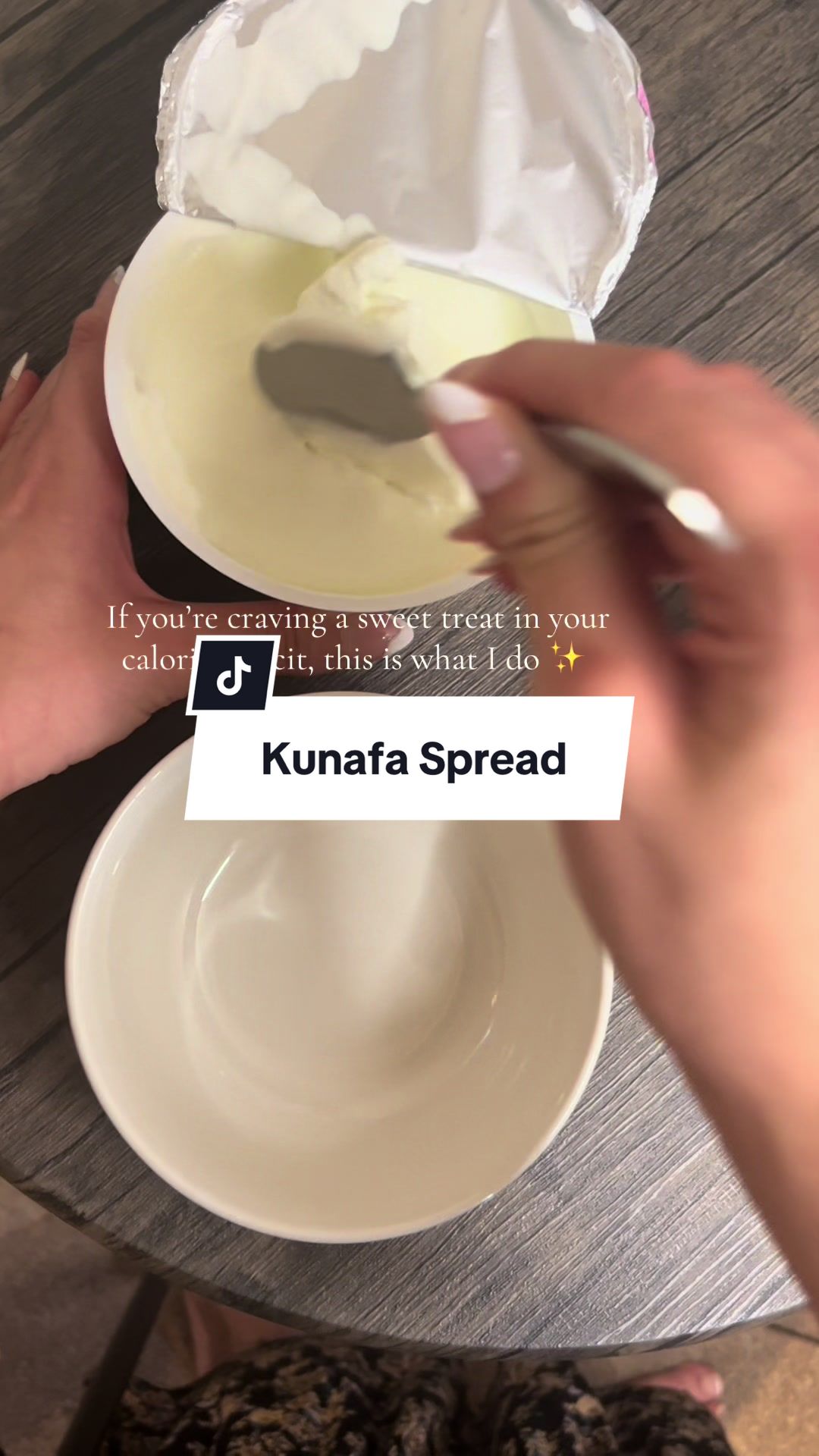 TikTok post by @jaydoestrends99 for ChamoyGuysUK. Caption reads: My go to sweet treat ✨  @ChamoyGuysUK #kunafa....