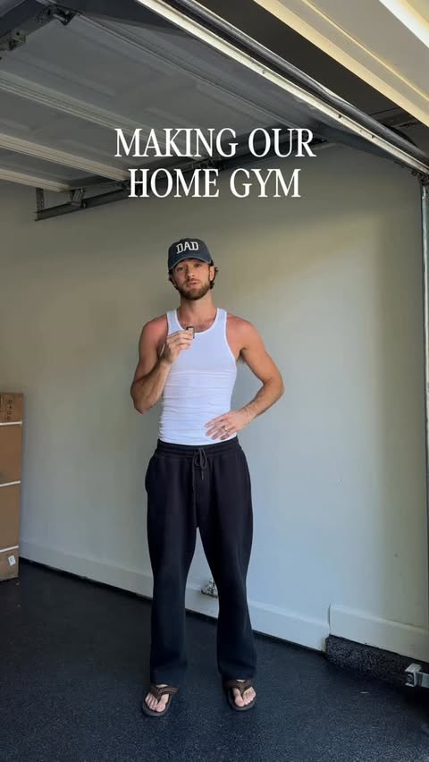 Instagram post by @carewellington for RitFit. Caption reads: Making our home gym with @ritfit.sports use code....
