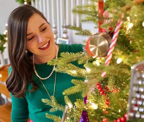 Instagram post by @ivyodom for Southern Living. Caption reads: HO HO HO this week we’re decking the halls and....